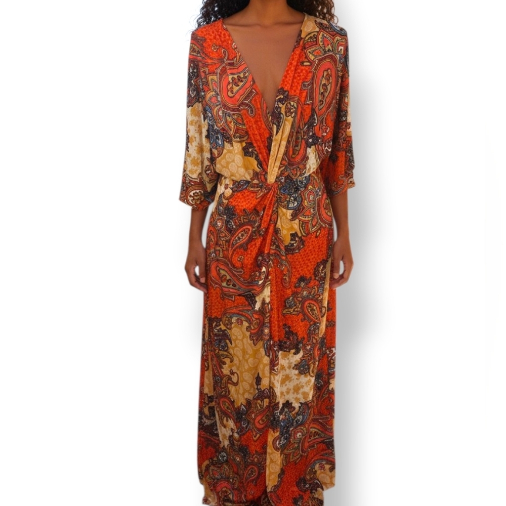 VENUS Twist Front Maxi Dress